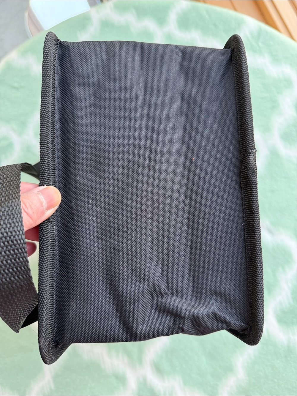 NEW KMMotors foldable black nylon hard sides car trash can - Picture 7 of 9